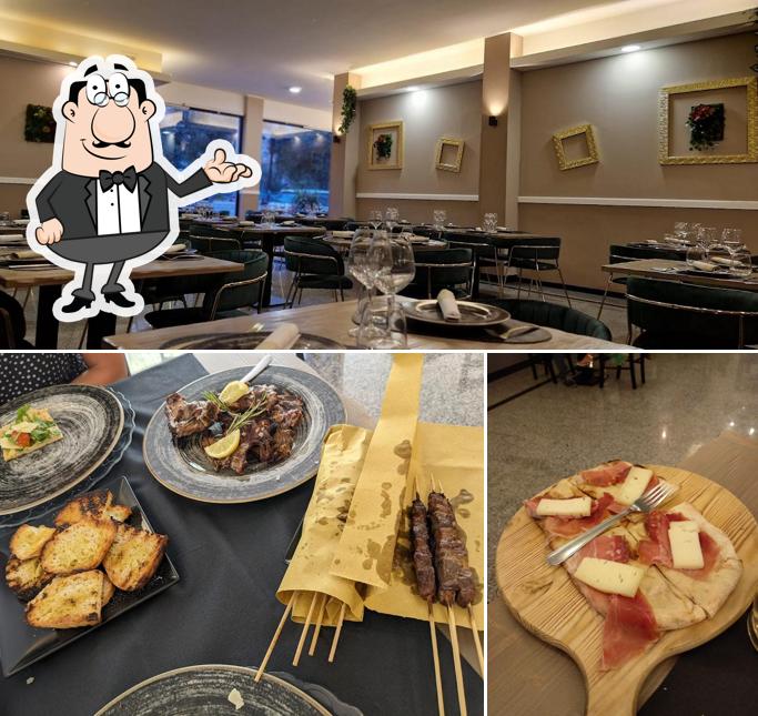 Dai un'occhiata agli interni di Osteria Cinque