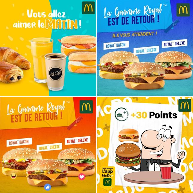 Prenez un hamburger à McDonald's