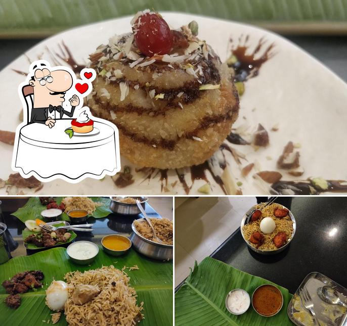 Anjappar Chettinad A/C Restaurant offers a selection of sweet dishes
