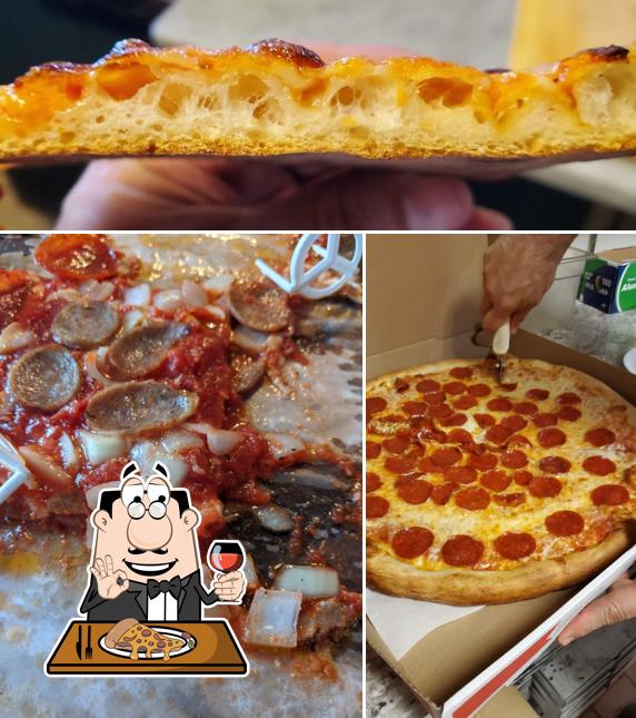 Get pizza at Bonbino's Pizza