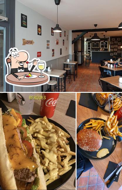 C&B BURGER BERGUES se distingue par sa nourriture et intérieur