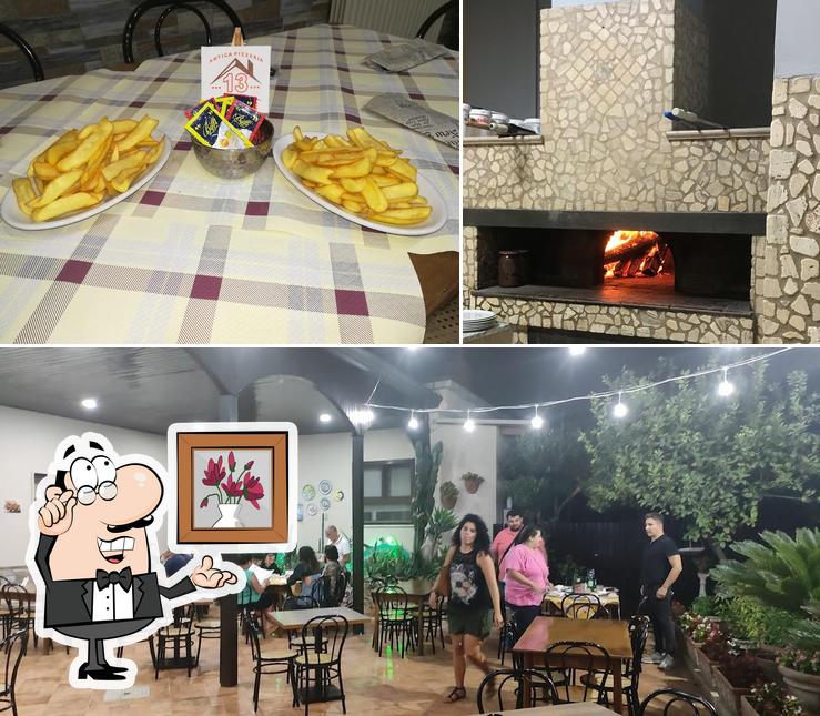 Dai un’occhiata alla foto che raffigura la interni e fregio di Pizzeria Irene l’Antica Pizzeria