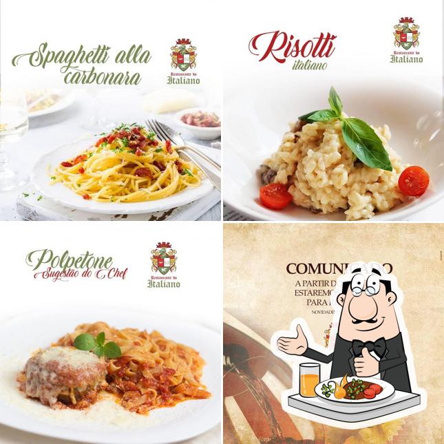 Comida em Restaurante do italiano
