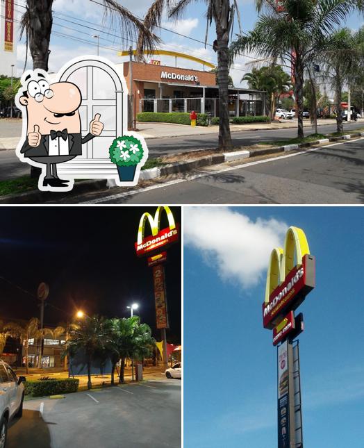 Veja imagens do exterior do McDonald's