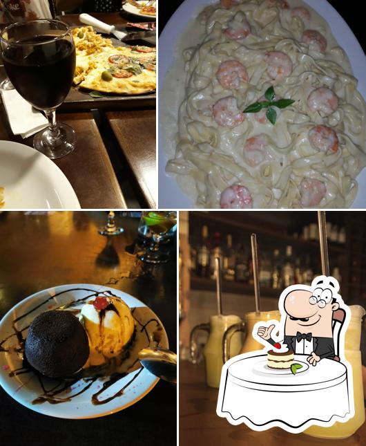 Capriccio Ristorante e Pizzeria oferece uma gama de pratos doces