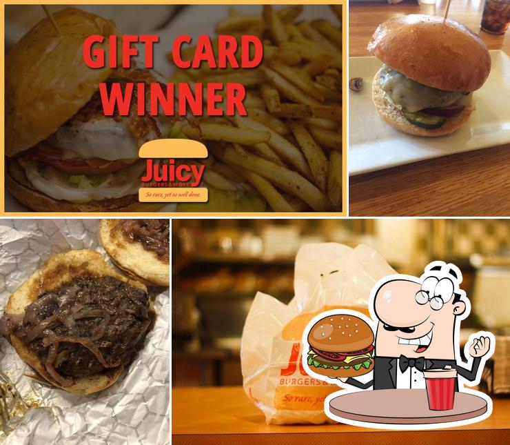 Juicy Burgers & More, 15 Trieble Ave in Ballston Spa Restaurant menu