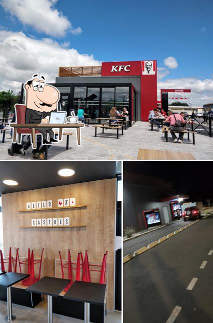 L'intérieur de KFC Castres