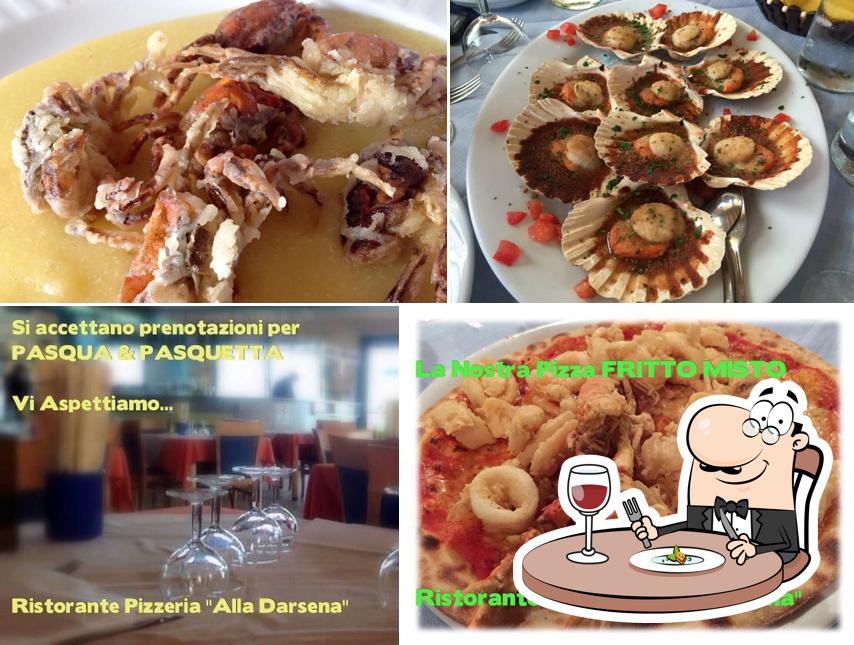 Cibo al Ristorante Alla Darsena