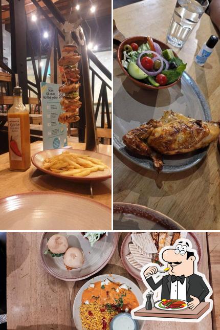 Food at Nando's Connaught Place
