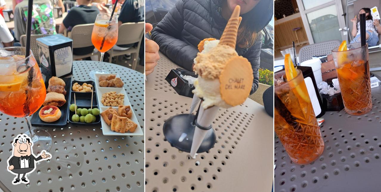 Gli interni di Chalet del Mare