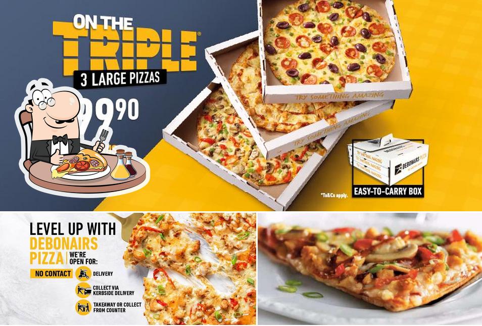 A Debonairs Pizza, vous pouvez déguster des pizzas