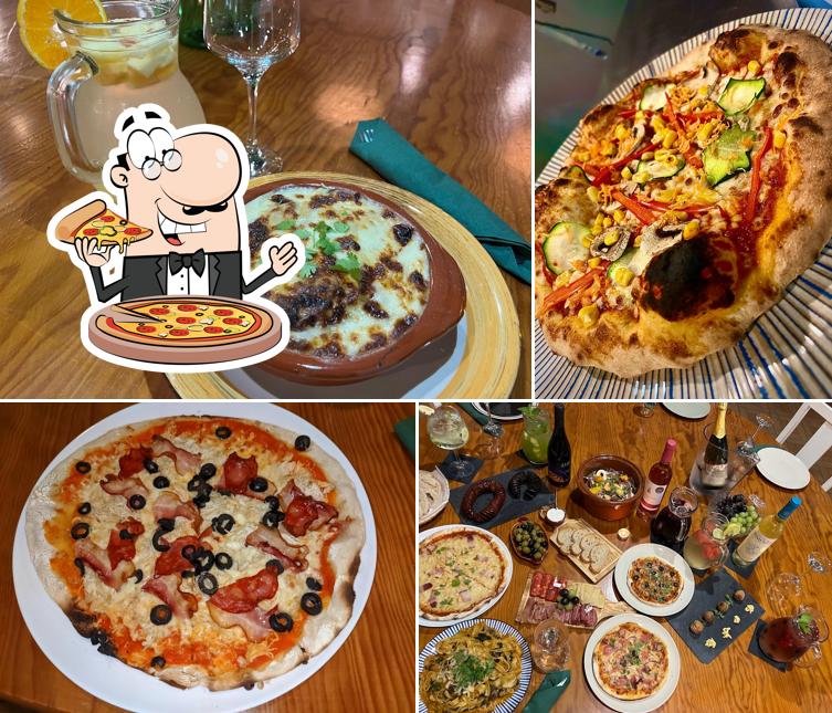 Отведайте пиццу в "Restaurante Jardim do celeste"