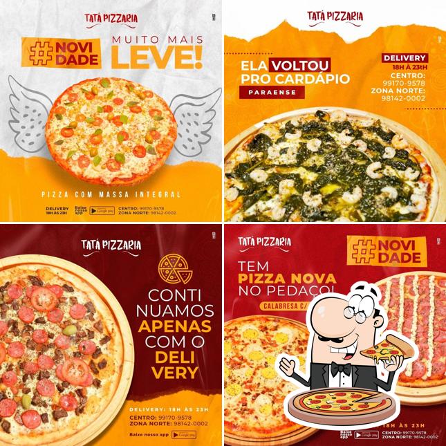 Experimente diversos estilos de pizza