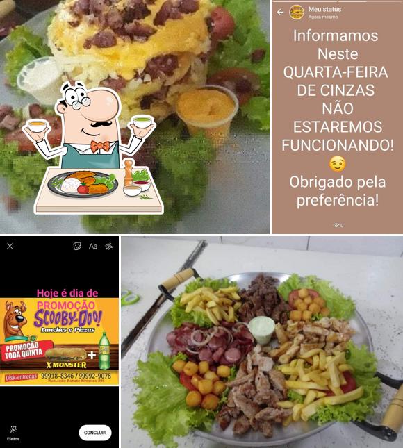 Comida em Scooby Doo Lanches