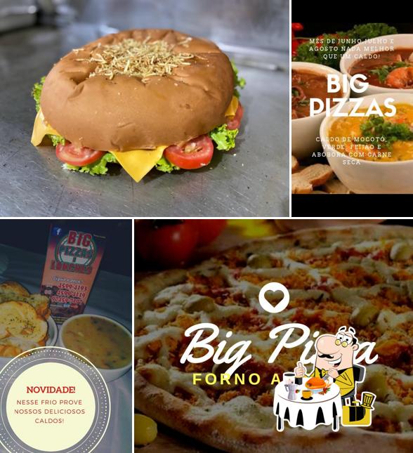 Comida em Big Pizzas, Lanches e Restaurante