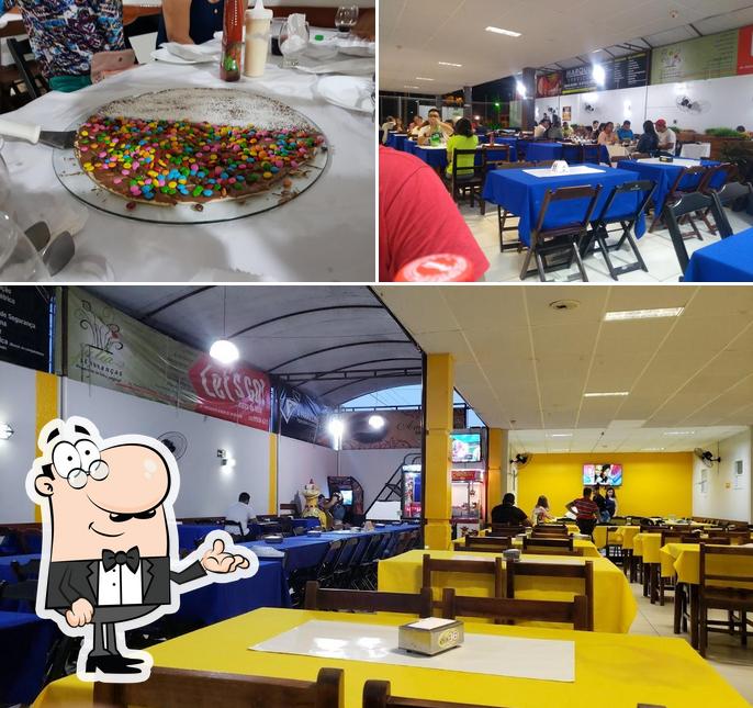 O interior do Pizza&Cia do Gordinho