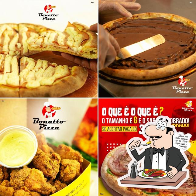 Platos en Bonatto Pizza