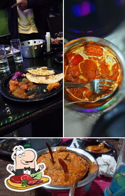 Order meat meals at Nirvana - The Rooftop Cafe