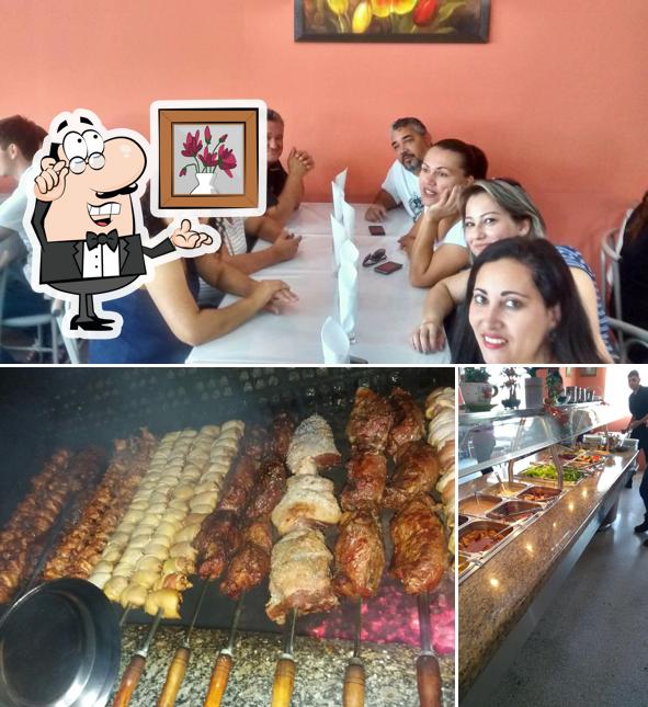 O interior do Restaurante Tortato's