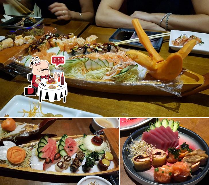 Consiga frutos do mar no Restaurante Osaka