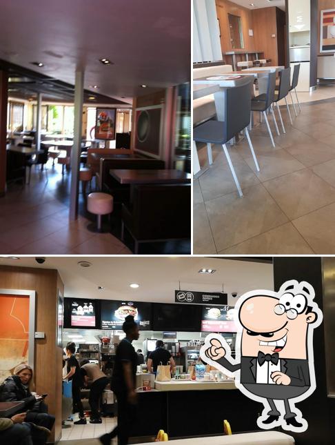 L'intérieur de McDonald's