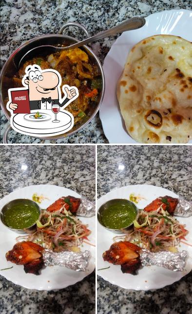 Food at Gautam's Barbeque