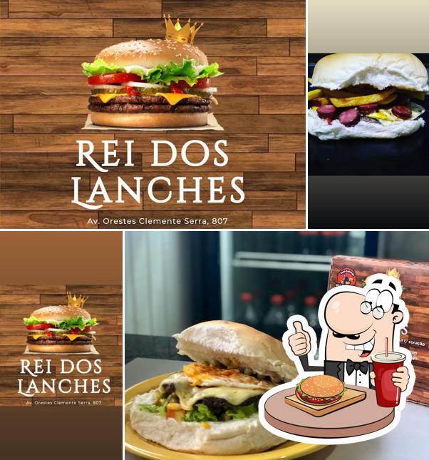 Peça um hambúrguer no Rei dos Lanches