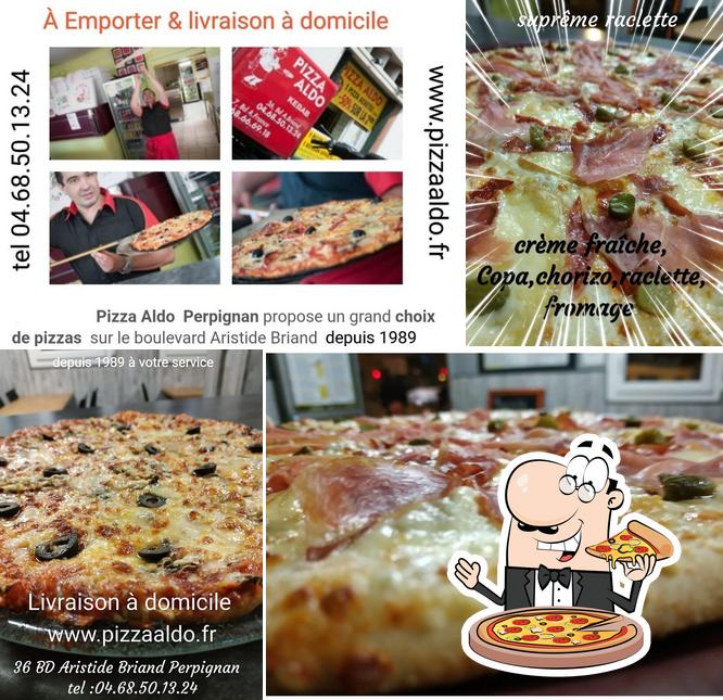 Попробуйте пиццу в "Pizza Aldo Perpignan"