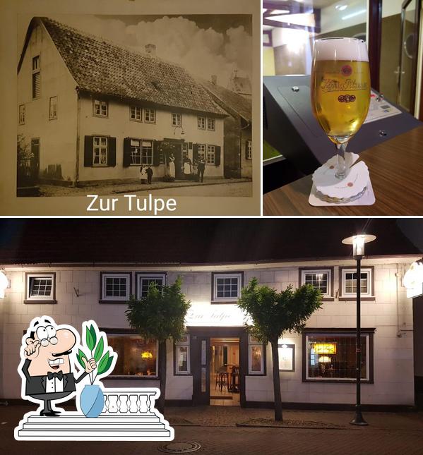 Voici la photo représentant la extérieur et bière sur Zur Tulpe