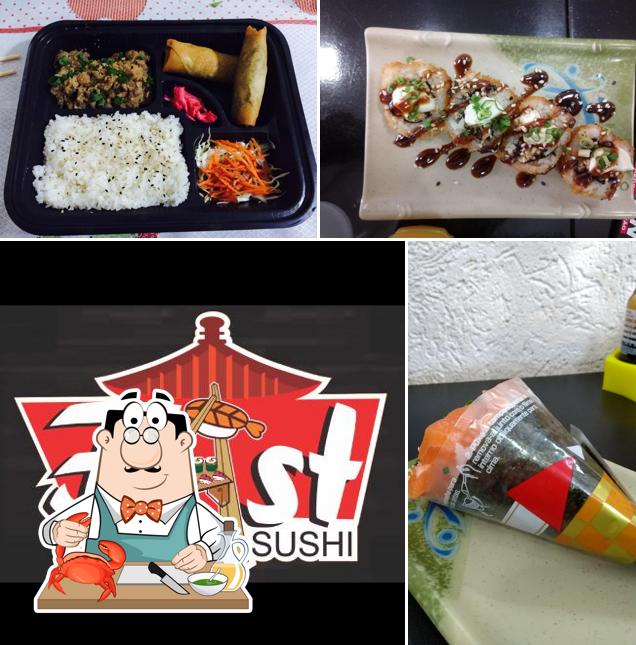 Experimente frutos do mar no Fast Sushi Maringá