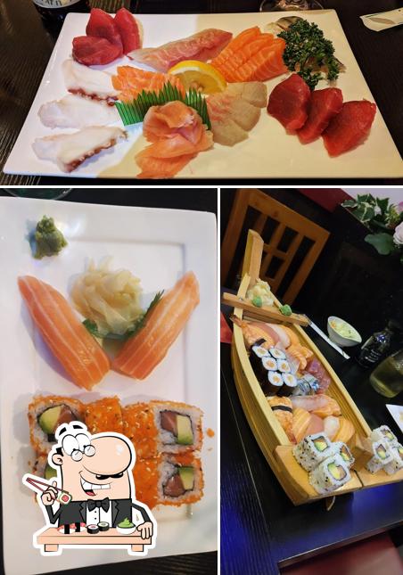 Try out different sushi options