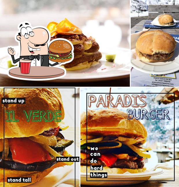 Commandez un hamburger à Rifugio Su'n Paradis
