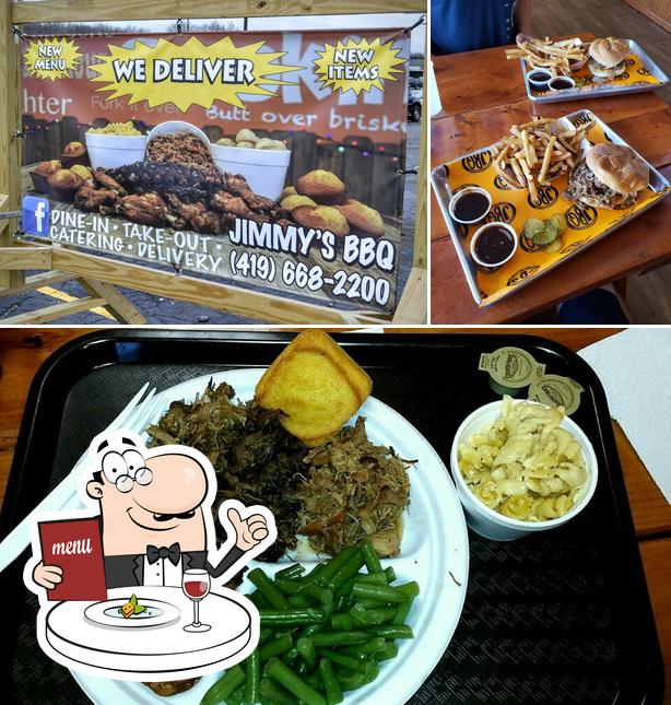 Jimmy's Backyard BBQ in Norwalk Restaurant menu and reviews