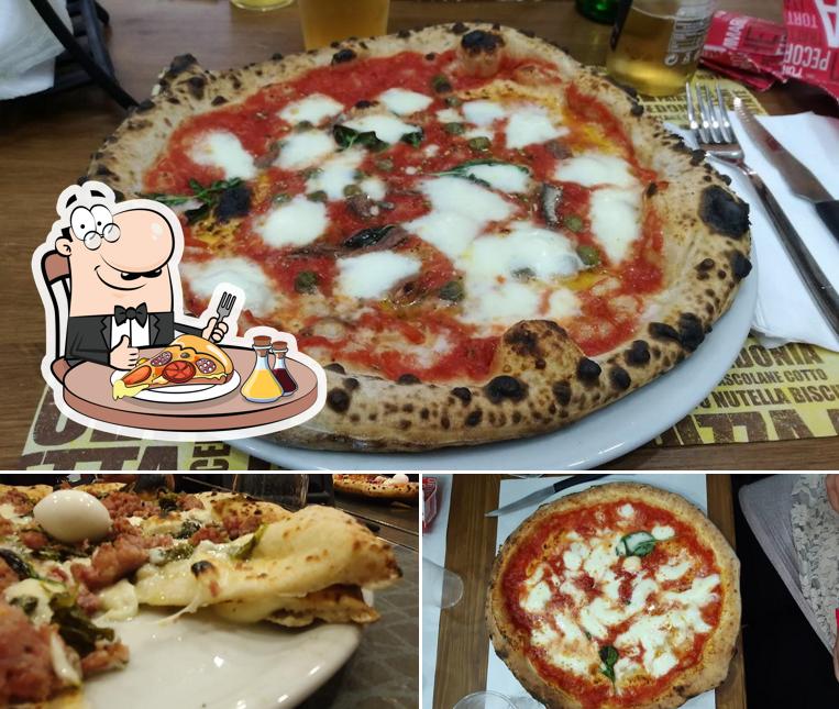 A La Nota Verace, puoi provare una bella pizza