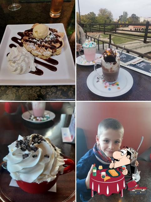 Menta Cafe & Lounge offers a number of desserts