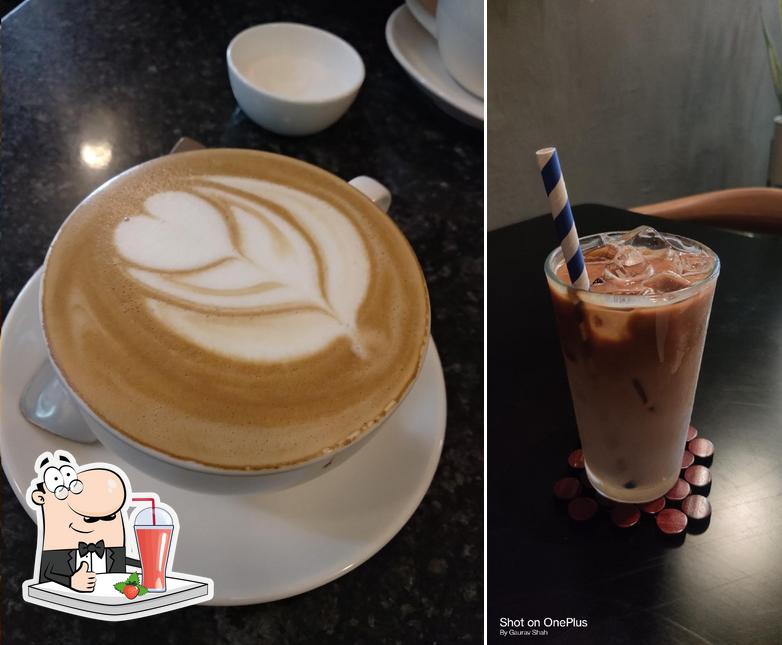 Enjoy a beverage at Cafe Dalgona