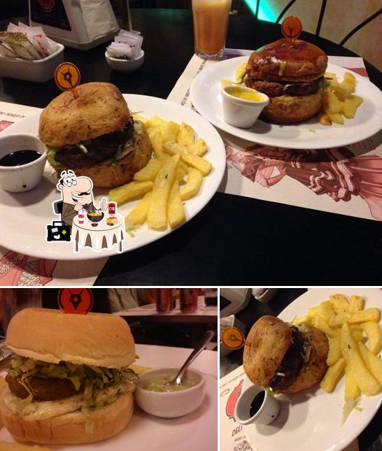 Sanduíche de carne de porco desfiada em Jack's Big Burger