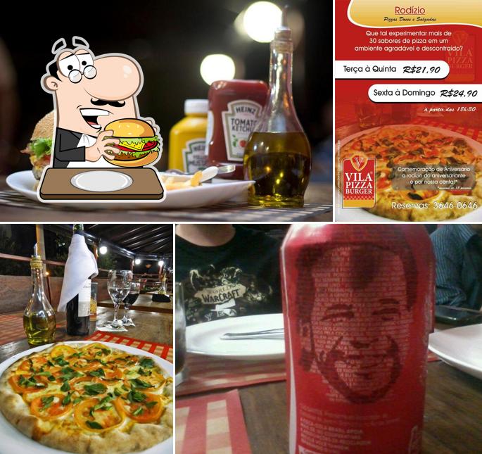 Hambúrguer em Vila Pizza Burger