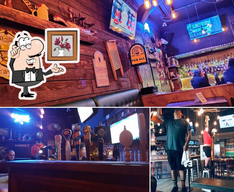 L'intérieur de Sim's irish pub de Joliette