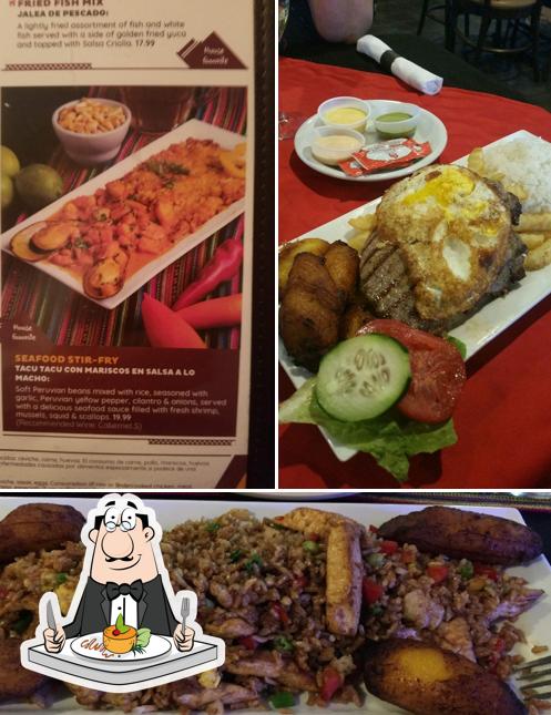 Menu of Machu Picchu Pineville, Pineville seafood restaurant