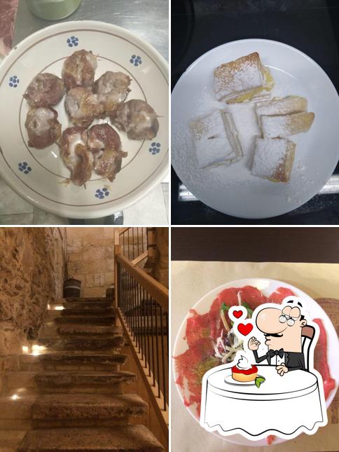 Braceria Osteria La Grotta di Santa Chiara serve un'ampia varietà di dolci