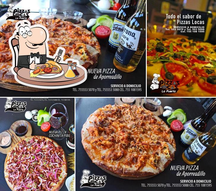 Restaurante PIZZAS LOCAS La Puerta, Zihuatanejo, entrada principal La