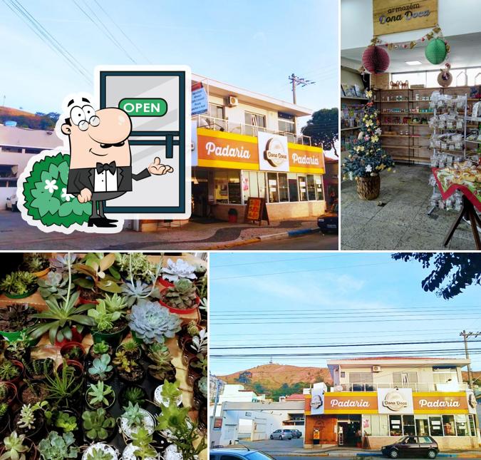 O exterior do Padaria Dona Doca