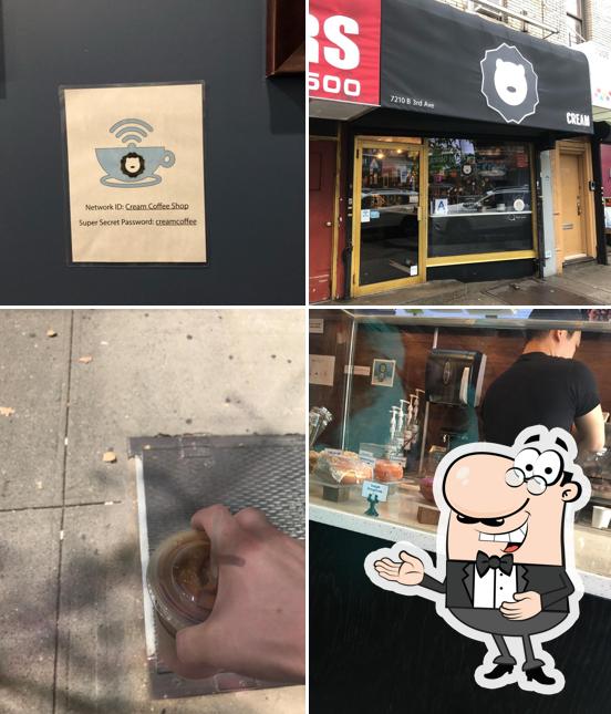 Cream Coffee & Tea Shop, 7210 B, 3rd Ave in New York City Restaurant
