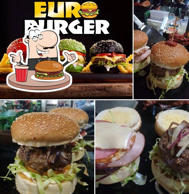 Delicie-se com um hambúrguer no Euroburguer