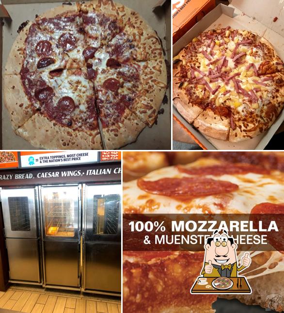 At Little Caesars Pizza, you can try pizza