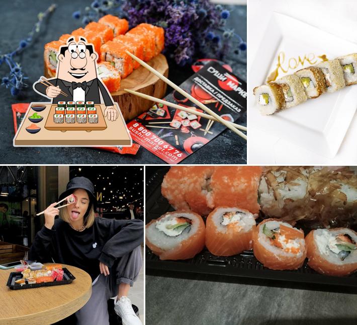 Les sushi sont offerts par Sushi-Market