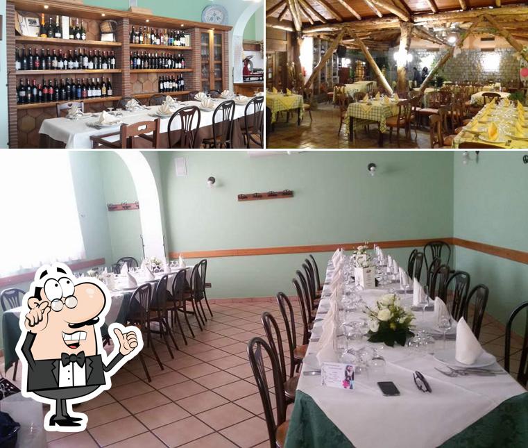 Gli interni di Trattoria Fratelli Borrello