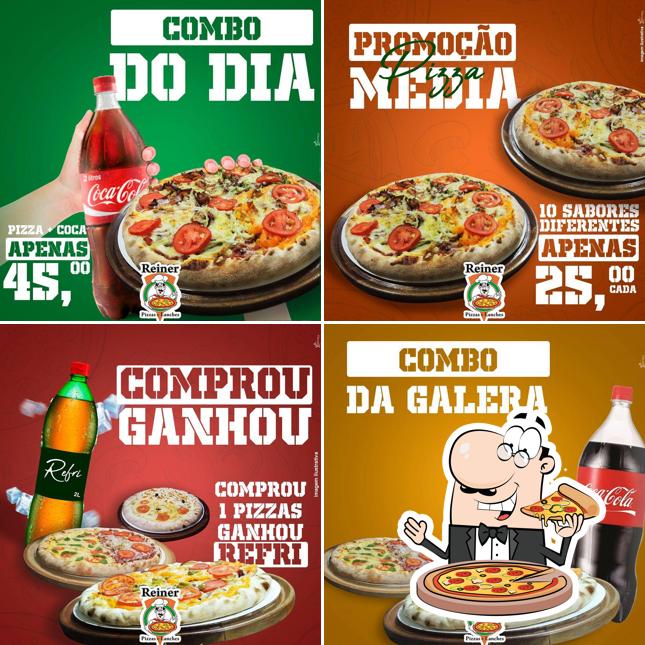 Consiga diferentes tipos de pizza