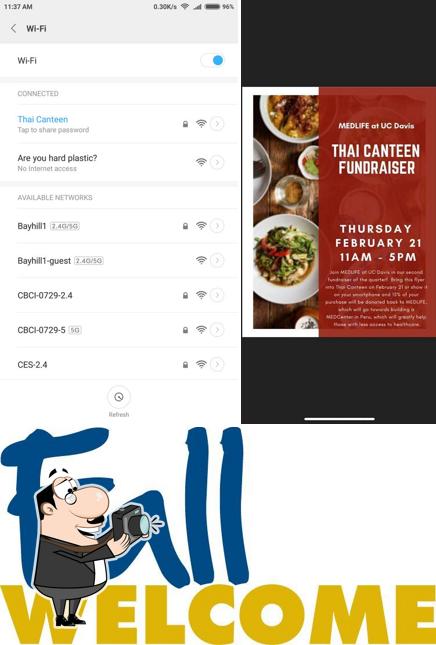 Thai Canteen Davis in Davis Restaurant menu and reviews